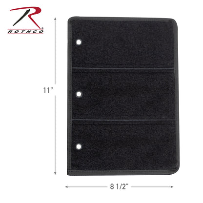 Rothco Hook & Loop Patch Book Black – Organize and Display Your Morale Patches