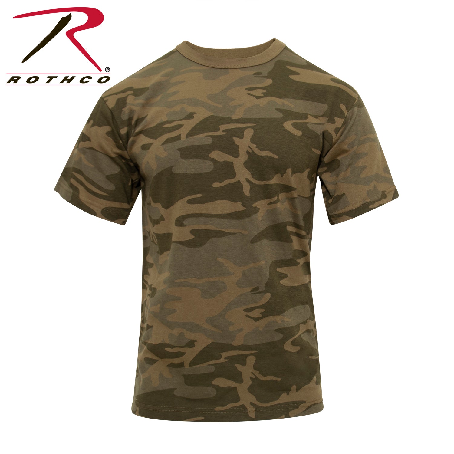 Rothco Camo T-Shirt Coyote Camo Size Large