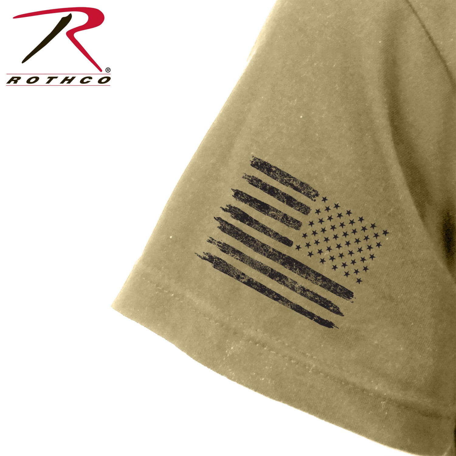 Rothco Freedom Isn't Free T-Shirt Coyote Brown Size Small