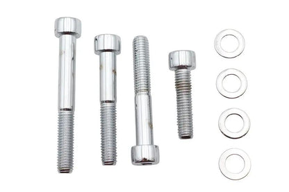 Colony Allen Mount Kit for Front Brake Caliper Chrome - Fits Harley Davidson FXST & FLST (2000-2007) by Colony