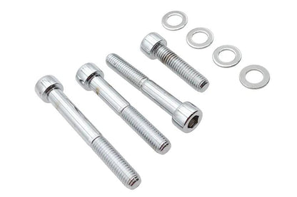 Colony Allen Mount Kit for Front Brake Caliper Chrome - Fits Harley Davidson FXST & FLST (2000-2007) by Colony
