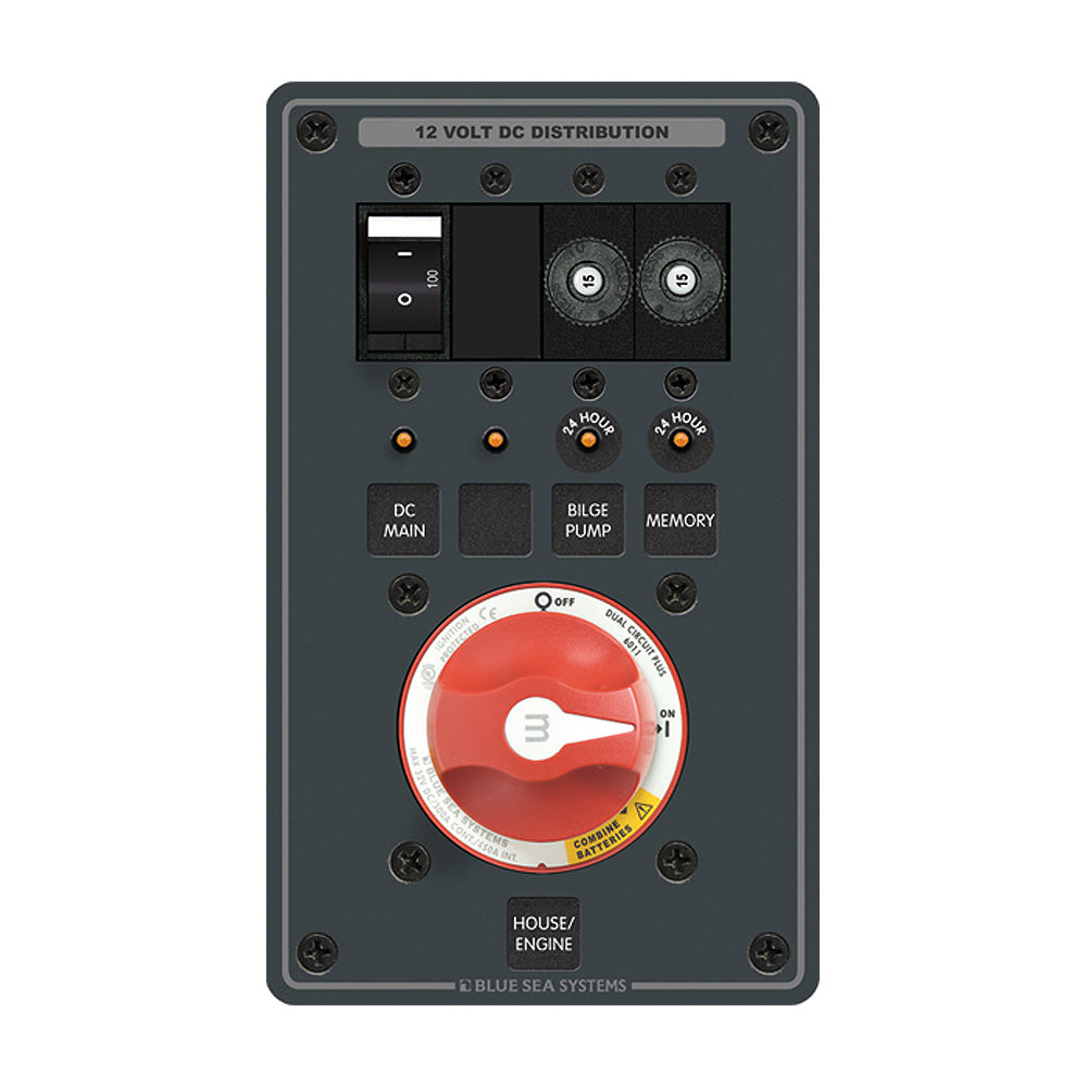 Blue Sea Systems 8686 m-Series Dual Circuit Plus Dual-Battery System for Twin Engines