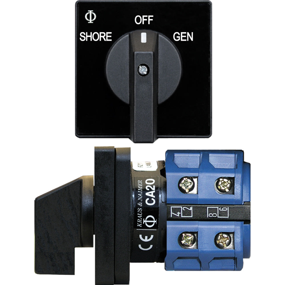 Blue Sea Systems 9009 AC 120VAC Heavy Duty Switch with 2-Position and Off