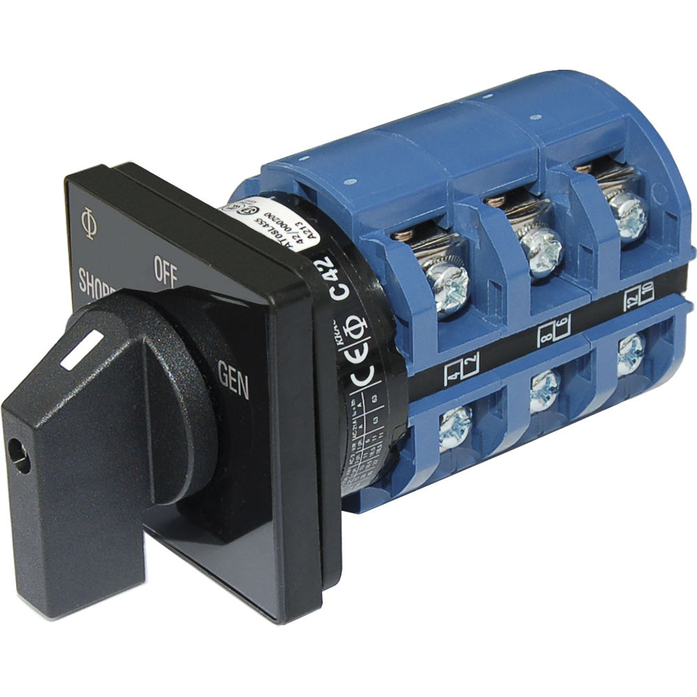 Blue Sea Systems 9019 AC 240VAC 63A Double-Position Switch for Industrial Applications