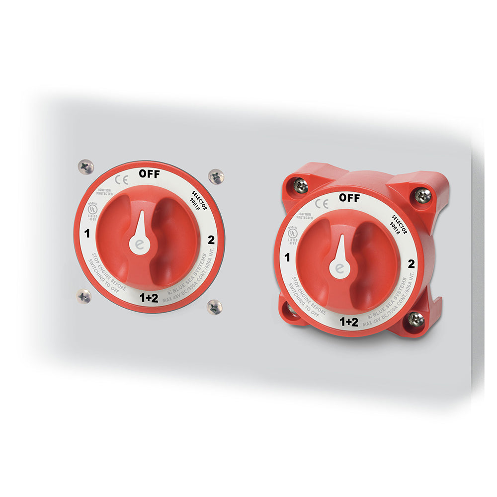 Blue Sea Systems 5510E e-Series Dual Circuit Battery Switch for Marine and Boat Applications