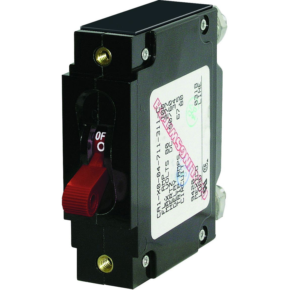 Blue Sea Systems 7250I C-Series Ignition Protected Toggle Switch, Single Pole, 100A, Red