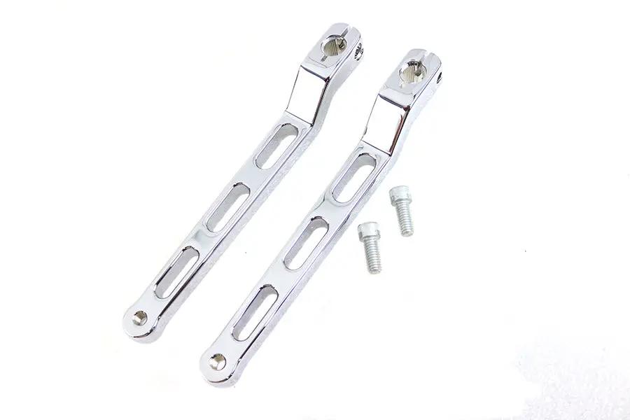 V-Twin Extended Heel Toe Shifter Lever Set Chrome for Harley-Davidson FLST Models by V-Twin