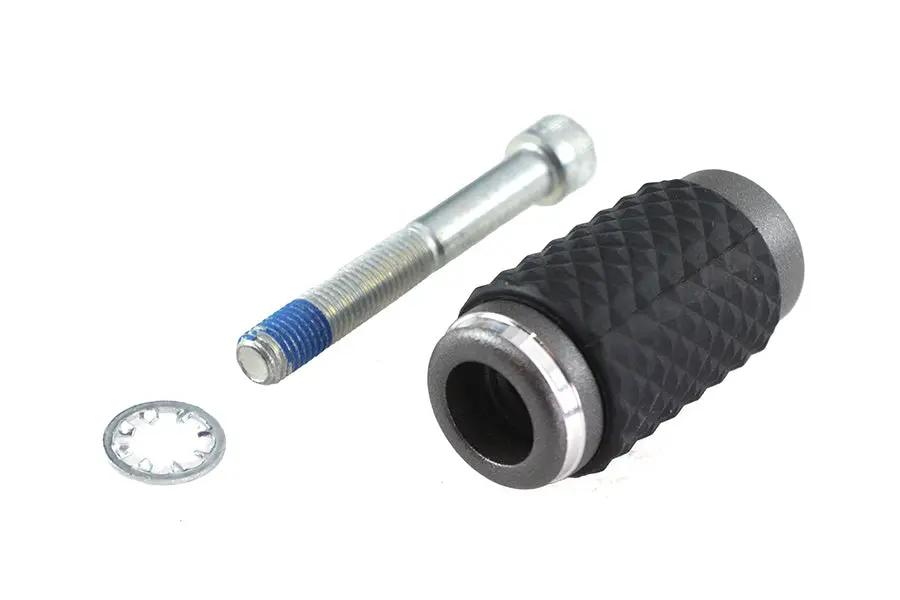 V-Twin NYC Shifter Peg with Machined Detail and Rubber Grip - Part #33600383 by V-Twin