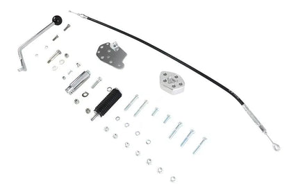 V-Twin Chrome Jockey Clutch Pedal Kit with Footpeg Mount Bars – Part 21-0114 by V-Twin