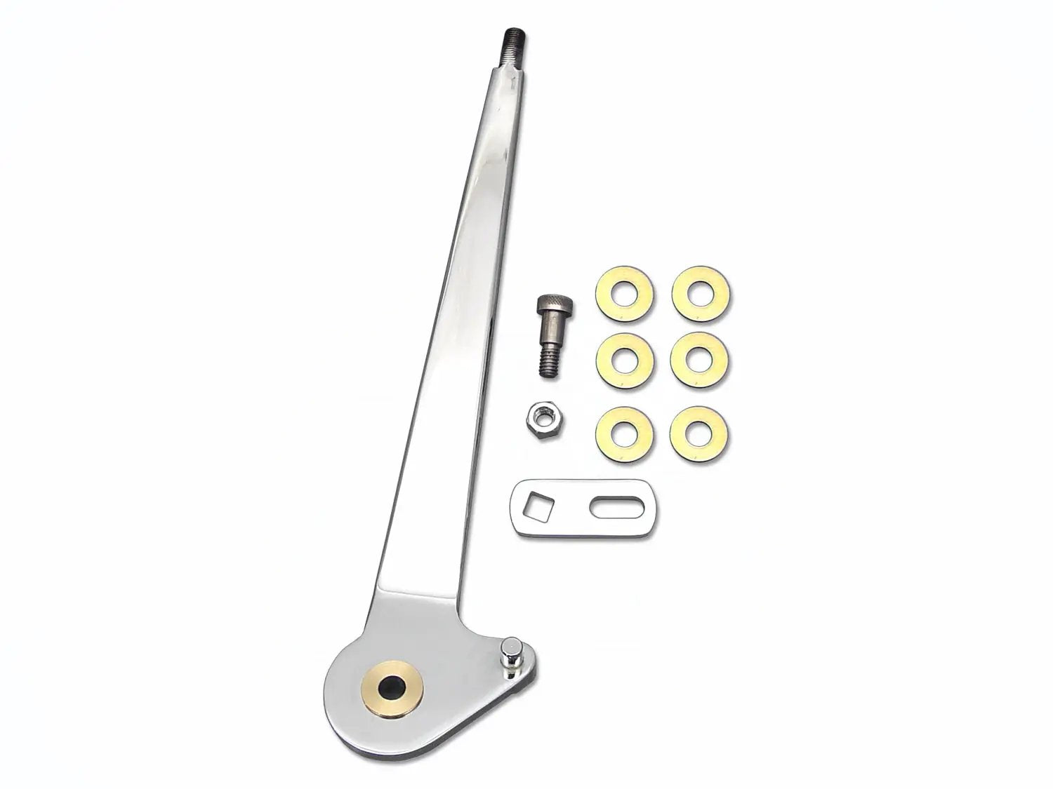 V-Twin Jockey Shifter Lever - 11-1/8 Inch Length to Hole, Motorcycle Hand Control Part by V-Twin