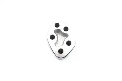 V-Twin Chrome Billet Left Side Shifter Spacer - 3 Hole, 1-3/4 Inch Thickness by V-Twin