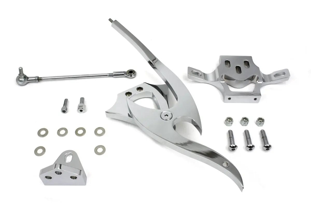 Motorshop Chrome Billet Jockey Shifter Kit for Harley Davidson FXST (1986-1995) by Motorshop