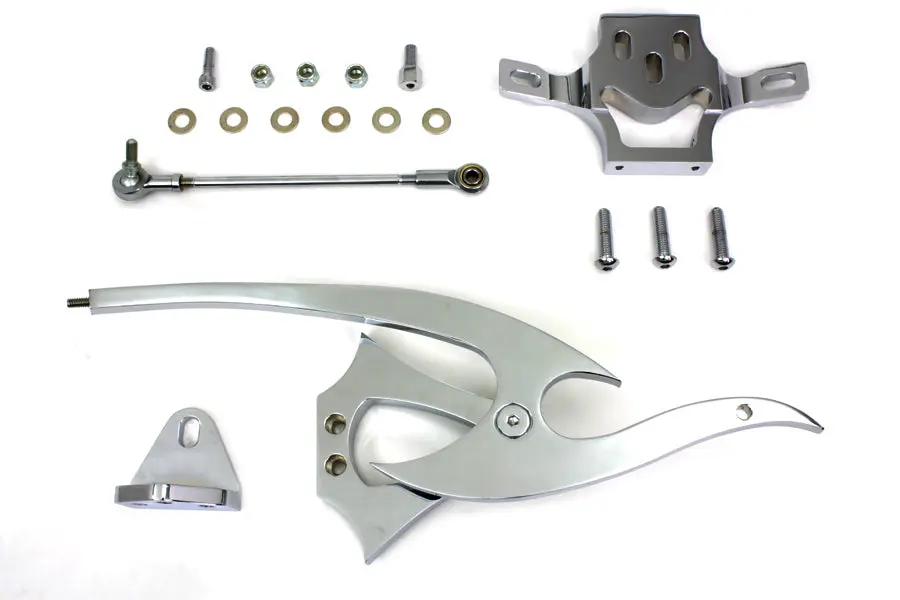 Motorshop Chrome Billet Jockey Shifter Kit for Harley Davidson FXST (1986-1995) by Motorshop