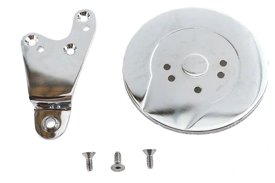 V-Twin Chrome Dust Shield and Shifter Lever Set for Harley Davidson FL (1952-1961) by V-Twin