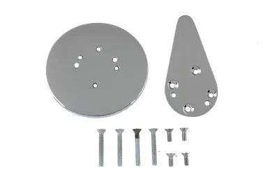 V-Twin Chrome Dust Shield and Shifter Lever Set for Harley Davidson FX 1974-1978 by V-Twin