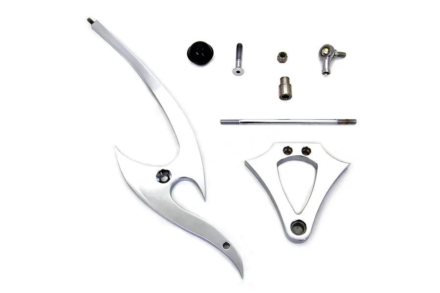 Motorshop Chrome Billet Jockey Shifter Kit for Harley Davidson FL Models by Motorshop