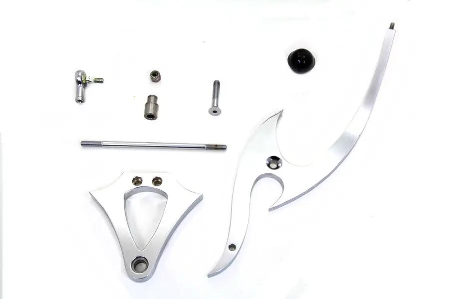 Motorshop Chrome Billet Jockey Shifter Kit for Harley Davidson FL Models by Motorshop