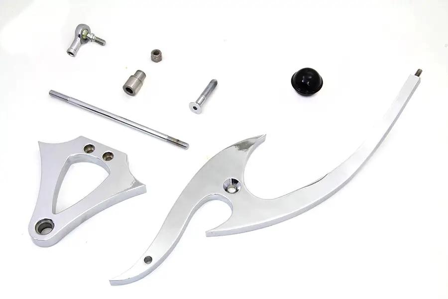 Motorshop Chrome Billet Jockey Shifter Kit for Harley Davidson FL Models by Motorshop