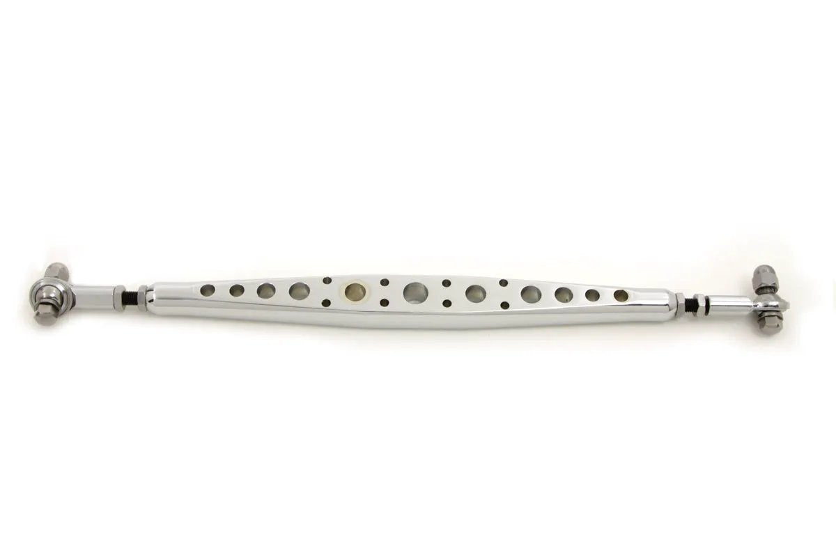 Wyatt Gatling Chrome Drilled Shifter Rod - 16 Inch Length, Part Number 8724 by Wyatt Gatling
