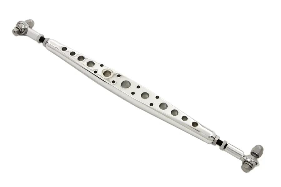 Wyatt Gatling Chrome Drilled Shifter Rod - 16 Inch Length, Part Number 8724 by Wyatt Gatling