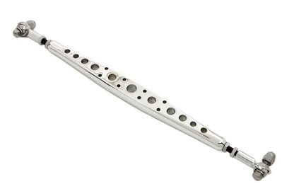 Wyatt Gatling Chrome Drilled Shifter Rod - 16 Inch Length, Part Number 8724 by Wyatt Gatling