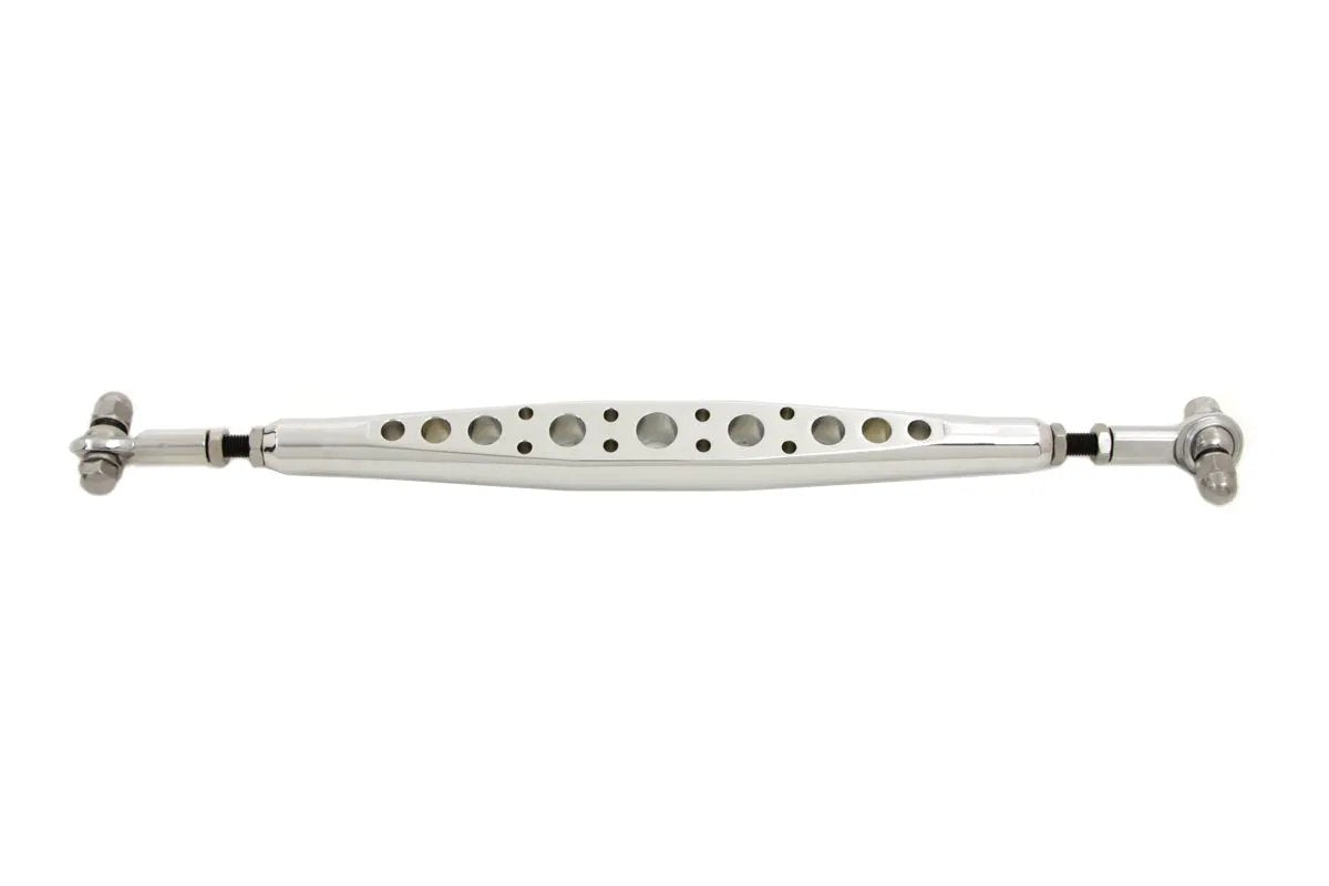 Wyatt Gatling Chrome Drilled Shifter Rod, 14-3/4 Inch Length for FXST Models with Forward Controls by Wyatt Gatling