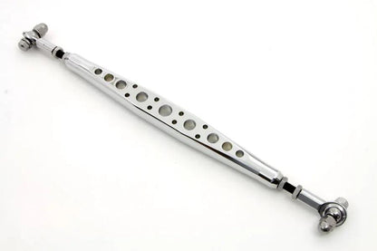 Wyatt Gatling Chrome Drilled Shifter Rod, 14-3/4 Inch Length for FXST Models with Forward Controls by Wyatt Gatling