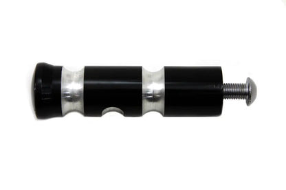 Wyatt Gatling Black Contour Grooved Shifter Peg for Harley Davidson Models by Wyatt Gatling
