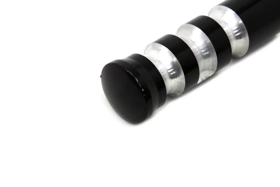 Wyatt Gatling Black Contour Grooved Shifter Peg for Harley Davidson Models by Wyatt Gatling