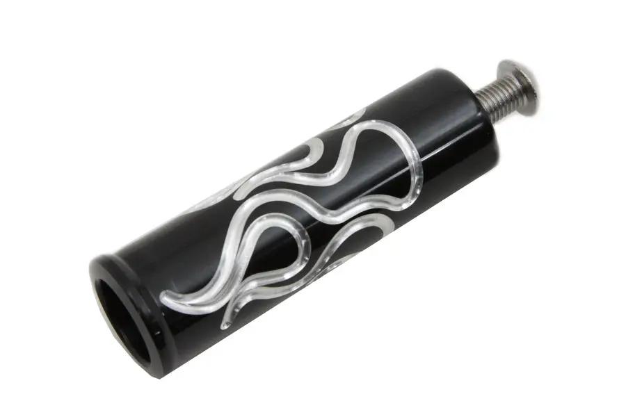 Wyatt Gatling Black Flame Style Shifter Footpeg for Harley Davidson by Wyatt Gatling