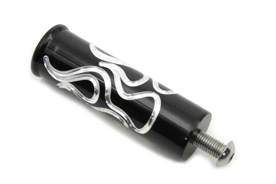 Wyatt Gatling Black Flame Style Shifter Footpeg for Harley Davidson by Wyatt Gatling