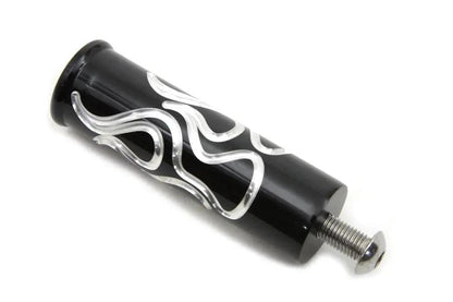 Wyatt Gatling Black Flame Style Shifter Footpeg for Harley Davidson by Wyatt Gatling
