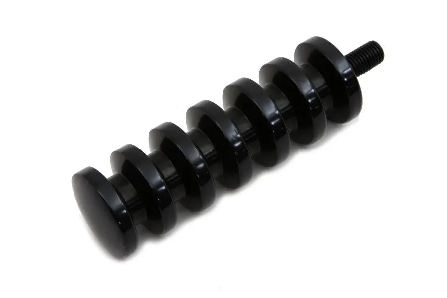 Wyatt Gatling Black Grooved Shifter Peg for Harley Davidson by Wyatt Gatling