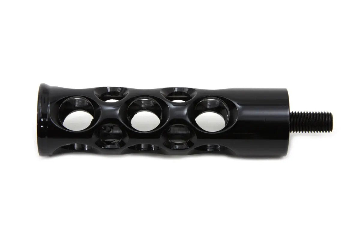 V-Twin Black Swiss Cheese Shifter Peg for Harley Davidson Models by V-Twin