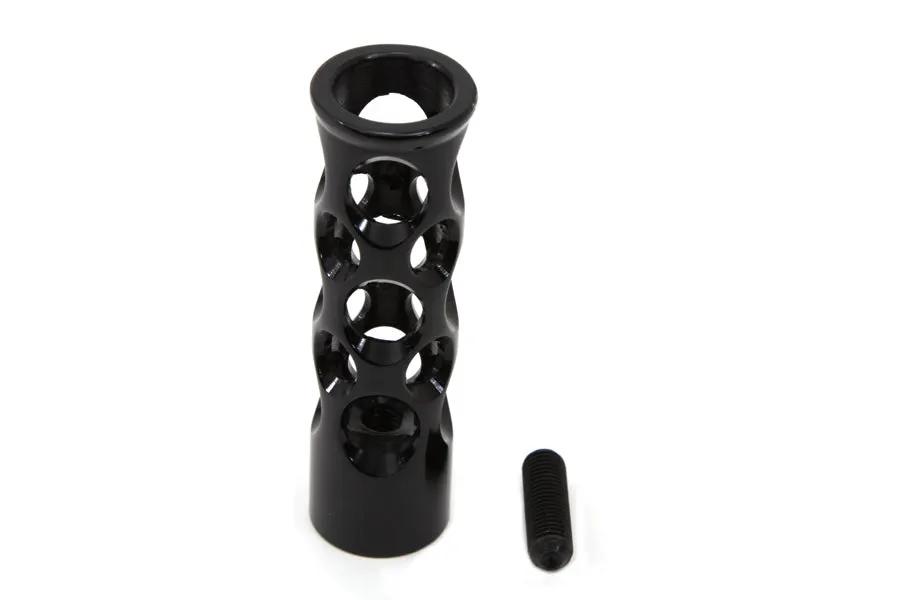 V-Twin Black Swiss Cheese Shifter Peg for Harley Davidson Models by V-Twin