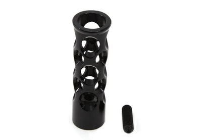 V-Twin Black Swiss Cheese Shifter Peg for Harley Davidson Models by V-Twin