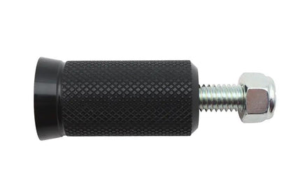 V-Twin Speedster Shifter Peg Black Alloy with Knurled Hollow End – Part #78976B by V-Twin