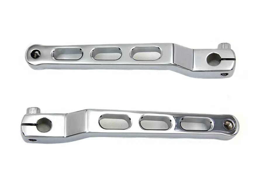 V-Twin Chrome Heel Toe Shifter Set for Harley Davidson FLST (1986-1995) by V-Twin