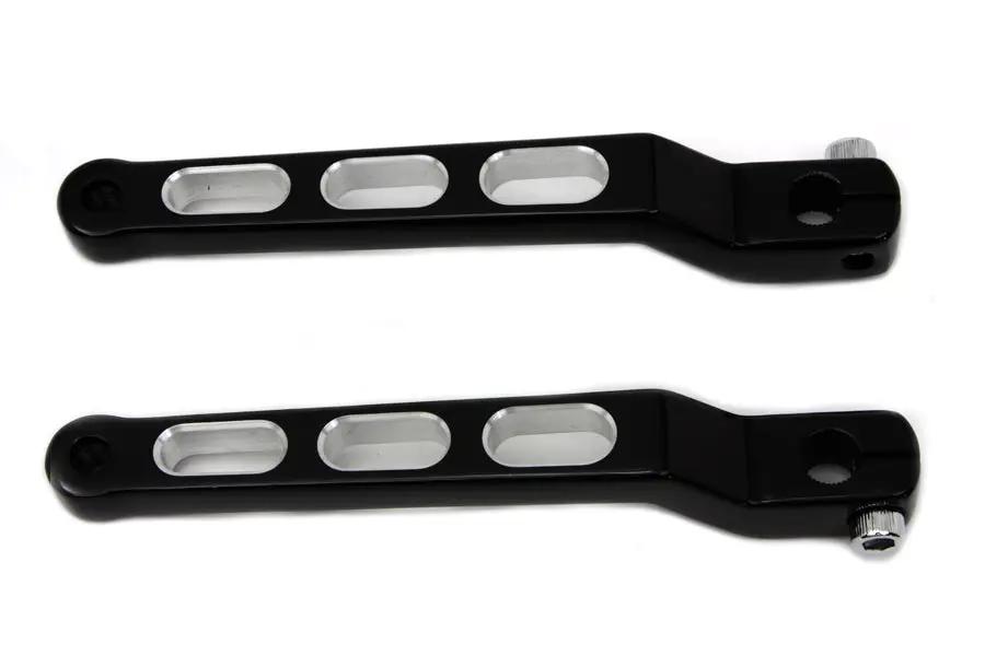 V-Twin Heel Toe Shifter Set Black for Harley Davidson FLST (1986-1995) by V-Twin