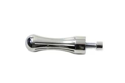 V-Twin Chrome Billet Grooved Batique Style Shifter Footpeg with 5/16 inch-18 Thread for Harley Davidson by V-Twin