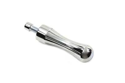 V-Twin Chrome Billet Grooved Batique Style Shifter Footpeg with 5/16 inch-18 Thread for Harley Davidson by V-Twin