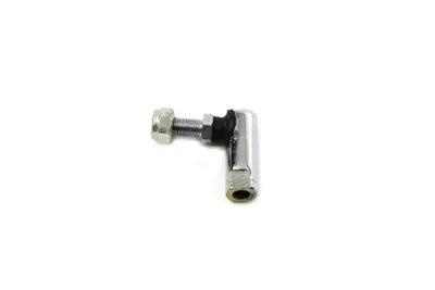 V-Twin Chrome Shifter Rod End with Rubber Boot and Left-Hand Internal Threads by V-Twin