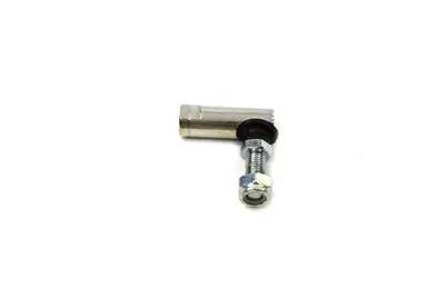 V-Twin Chrome Shifter Rod End with Rubber Boot and Left-Hand Internal Threads by V-Twin