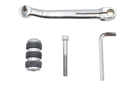 V-Twin Chrome Shifter Arm with Cats Paw Footpeg for Harley Davidson XL Models by V-Twin