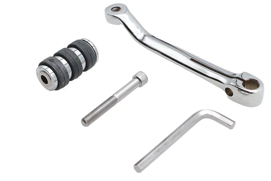 V-Twin Chrome Shifter Arm with Cats Paw Footpeg for Harley Davidson XL Models by V-Twin