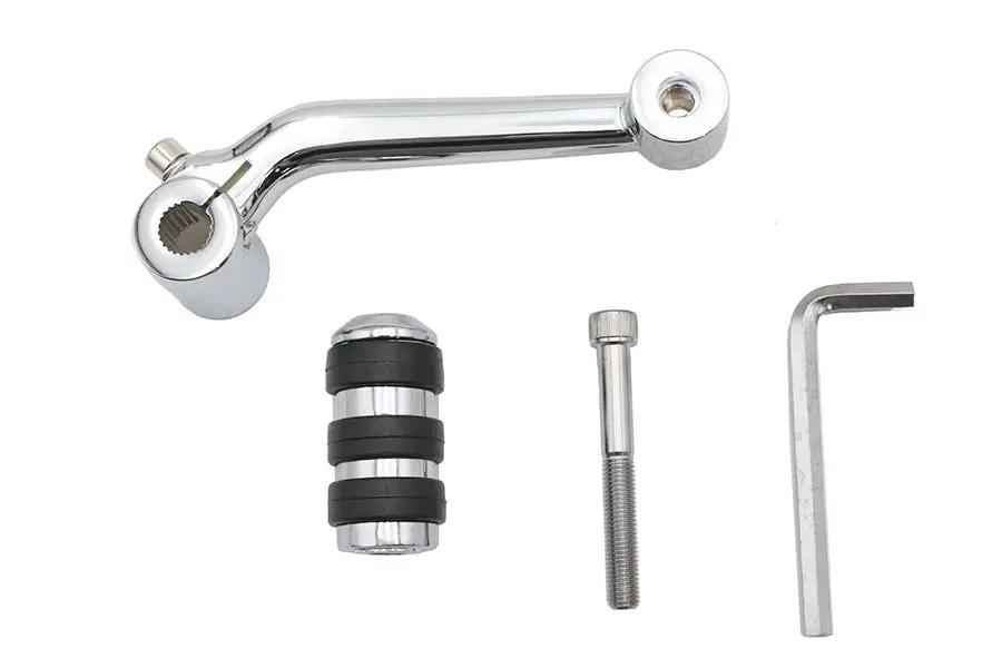 V-Twin Chrome Shifter Arm with Cats Paw Footpeg for Harley Davidson XL 1986-1990 by V-Twin