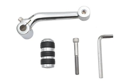 V-Twin Chrome Shifter Arm with Cats Paw Footpeg for Harley Davidson XL 1986-1990 by V-Twin