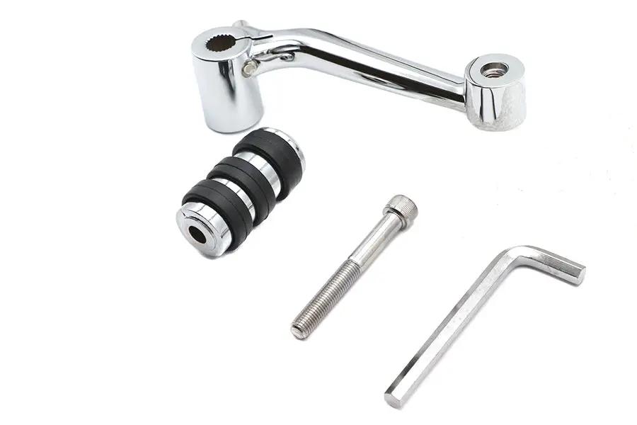 V-Twin Chrome Shifter Arm with Cats Paw Footpeg for Harley Davidson XL 1986-1990 by V-Twin