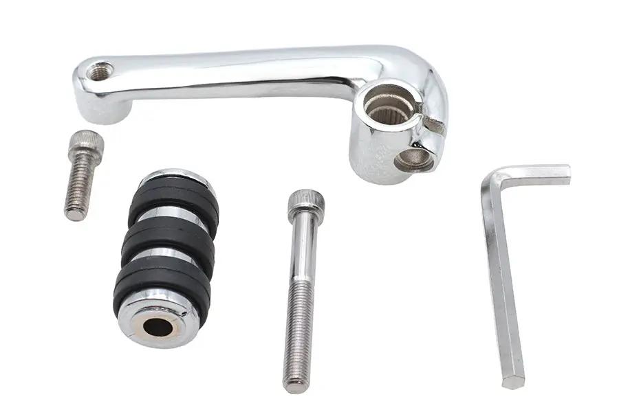 V-Twin Chrome Shifter Arm with Cats Paw Footpeg for Harley Davidson XL Models by V-Twin
