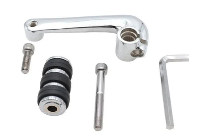 V-Twin Chrome Shifter Arm with Cats Paw Footpeg for Harley Davidson XL Models by V-Twin